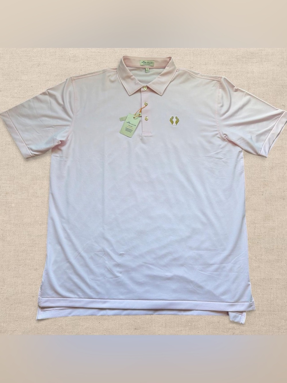 NWT Peter Millar Crown Sport Summer Comfort Golf Polo Shirt Mens Size XL Pink
